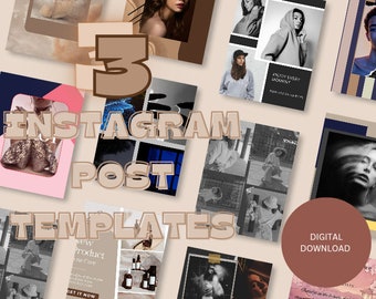 3 instagram Templates