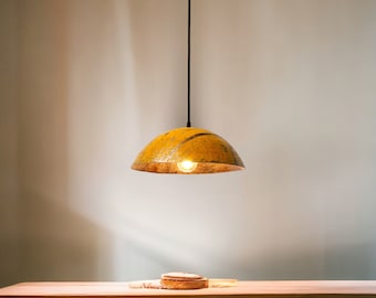 Plafoniera lampada da soffitto realizzata con botti di petrolio riciclate | Design industriale riciclabile | diverse dimensioni e colori