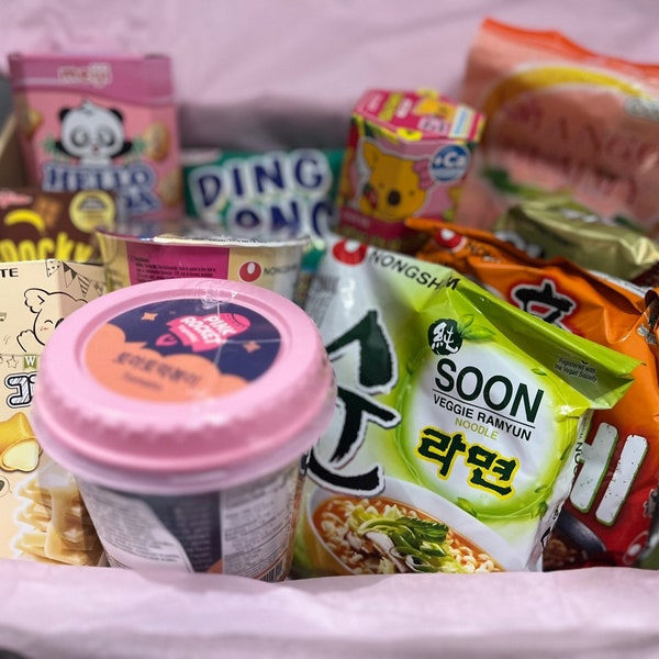 Asiatische Halal Mystery Snack Box