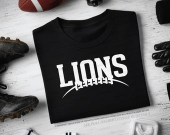 Lion Football SVG
