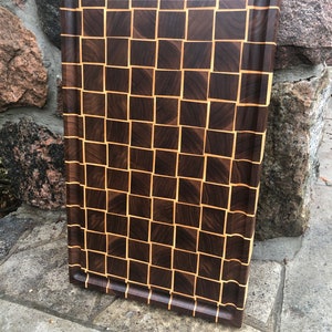 Basket Weave Pattern End Grain Cutting Board