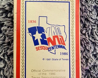 1986 Official Texas Sesquicentennial (150th Anniversary) Cards - 52 unique designs