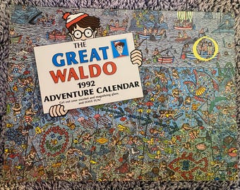 Where's Waldo - The Great Waldo 1992 Adventure Calendar
