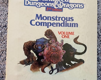 Advanced Dungeons and Dragons: Monstrous Compendium— Vol. 1 (1989)