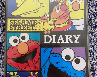 80s/90s Sesame Street Diary with Pull-Out Planner - UNUSED