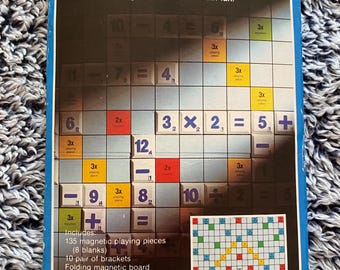 SMath: The Game that Makes Math Fun! magnetic game - Pressman (1984)