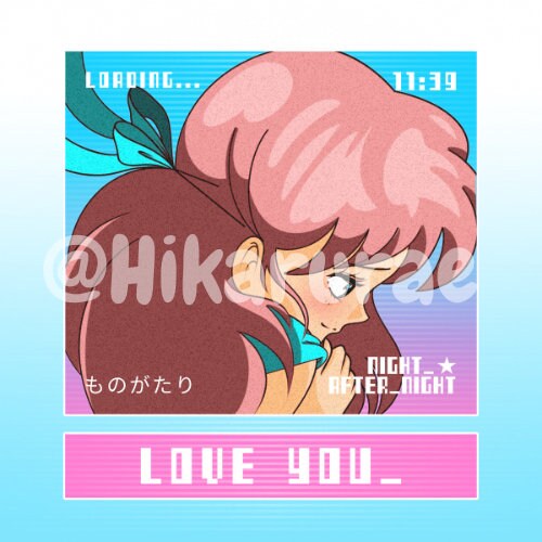 Shy Aoi Neko Girl Vinyl Sticker pack laminated kawaii -  Portugal