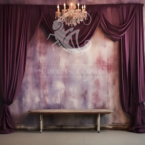 Fine Art Purple Studio Muslin Digital Backdrops, Photography Studio Retro Digital Background, Photo Editing, Photoshop, Maternity Overlay
