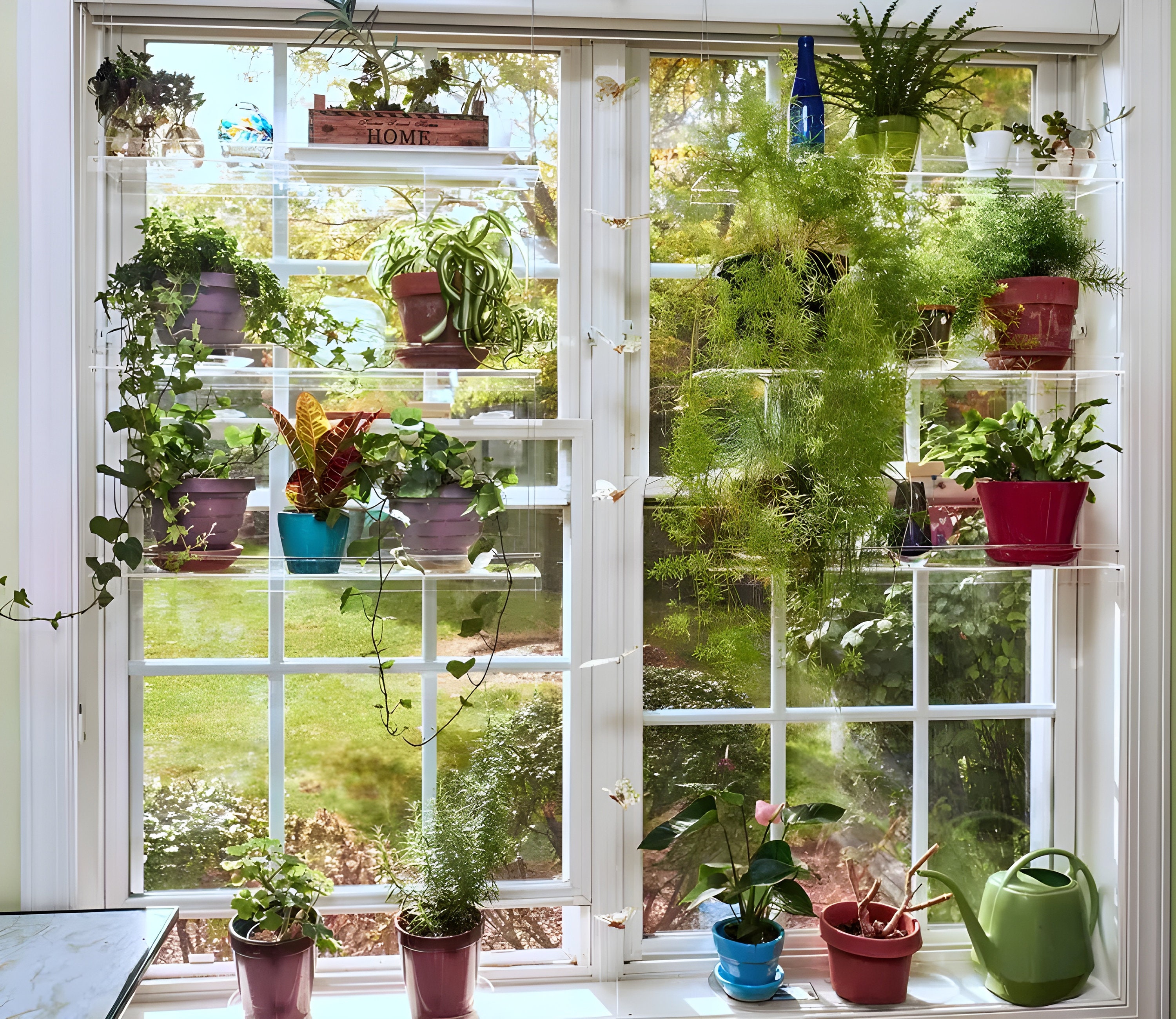 Plant Shelf Window Plant Shelf Window Shelf Acrylic Plant Etsy