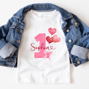 One Little Sweetheart, Valentines Day First Birthday Pink Custom Shirt, Valentine 1st Birthday Family Matching Shirts, First Valentines Day