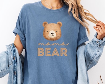 Beary First Birthday Shirt, Bear Birthday Family Matching Shirts, Beary 1st Boy Birthday, Teddy Bear Bday, Comfort Colors, Gift for Mama