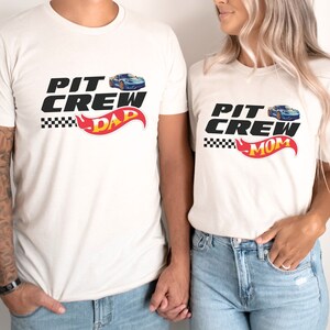 Race Car Family Matching Birthday Shirt, Wheels Birthday Shirt, Custom Birthday Boy Shirt, Hot Cars Party, Pit Crew Mommy and Me Shirts image 3
