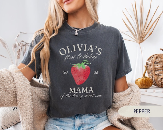 Berry Sweet One Birthday Shirt Berry First Birthday Family Shirts Berry 1st Birthday Outfit Berry Sweet One Birthday Strawberry Mama Dada