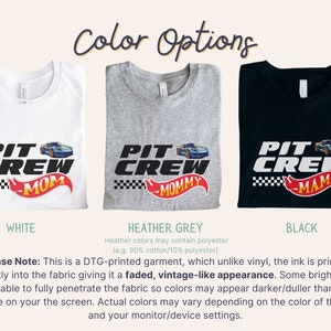 Race Car Family Matching Birthday Shirt, Wheels Birthday Shirt, Custom Birthday Boy Shirt, Hot Cars Party, Pit Crew Mommy and Me Shirts image 8