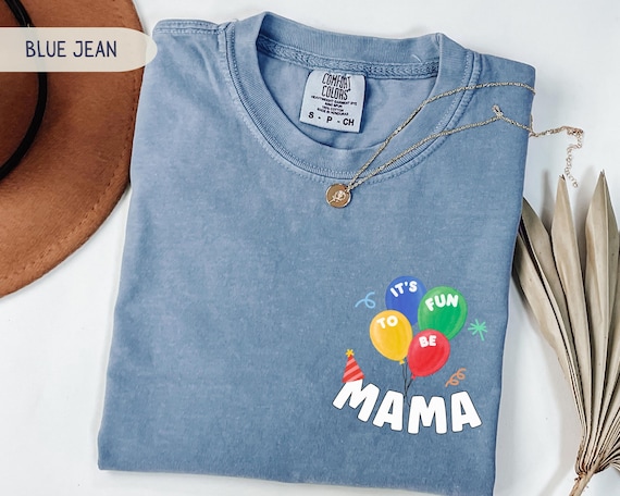Its Fun to Be One Birthday Family Shirts, Balloon Birthday Mama Dada Tee, Personalized First Birthday Matching Comfort Colors Shirt