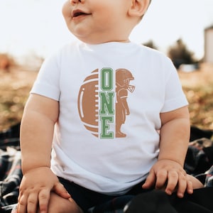 First Down Birthday Shirt First Year Football Family Matching Shirts 1st Year Down Outfit One Year Down Rookie Year Birthday Football Party