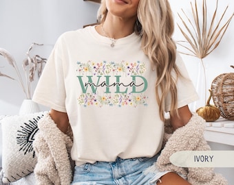 Wild One Wildflower Birthday Family Matching Shirts Wild Mama Wild Flower Theme First Birthday Outfit  Boho Wildflower Shirts Baby Shower