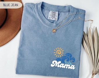 Erste große Welle 1. Geburtstag Outfit The Big One Surf Geburtstag Familien Shirts Erste Welle Surfen Thema Party Sun Geburtstag Shirt Surf Familie Tee