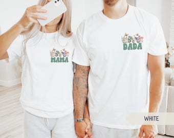 Boho Wildflower Shirts Wild One Wildflower Birthday Family Matching Shirts Wild Flower Theme First Birthday One Little Wildflower Two Wild