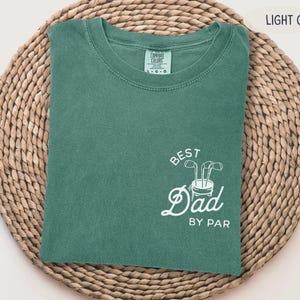 Best Dad By Par Personalized Shirt Golf Dad Shirt Fathers Day Gift Custom Golf Shirt For Dad Cool Dads Club Golf Lovers Comfort Colors Shirt