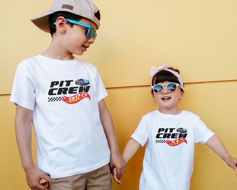 Race Car Family Matching Birthday Shirt, Wheels Birthday Shirt, Custom Birthday Boy Shirt, Hot Cars Party, Pit Crew Mommy and Me Shirts image 4