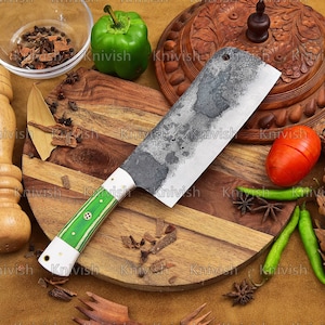 Forged Serbian chef knife, kitchen knife, chef cleaver, can be Personalized BBQ Grilling Knives Unisex Gift Thanksgiving Gifts