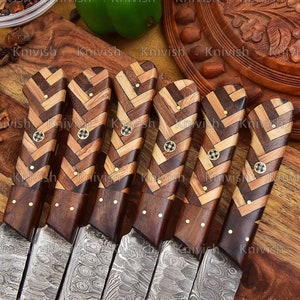 Handmade steak knives set 
Damascus Steel Steak Knives 
TABLE KNIVES 
Sharp edge knives 
bbq accessories
Grilling Knives 
Gift for Him
Gift for Her 
Groomsmen Gifts
Wedding Gifts 
Handmade Knives
Birthday Gifts
Thanksgiving Gifts
Christmas Gifts