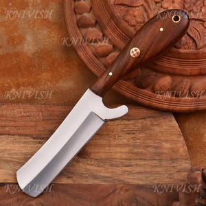 Bull Cutter Cowboymesser Klinge aus Edelstahl mit Massivholzgriff