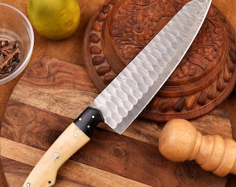 Chef Knife Damascus Steel Blade Full Tang Sharp Edge Kitchen Cutting Knife Corporate  Anniversary gifts, Best Gift Ideas