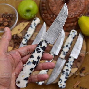 Handmade steak knives set 
Damascus Steel Steak Knives 
TABLE KNIVES 
Sharp edge knives 
bbq accessories
Grilling Knives 
Gift for Him
Gift for Her 
Groomsmen Gifts
Wedding Gifts 
Handmade Knives
Birthday Gifts
Thanksgiving Gifts
Christmas Gifts
