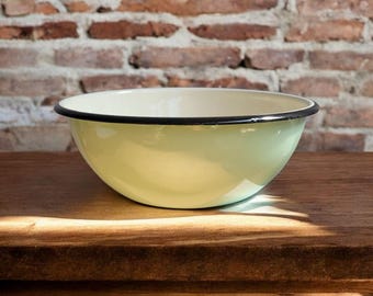 Große Emaille-Schüssel | 4 Liter | aus der Ukraine | Vintage | Fair Trade for Peace