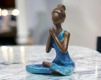Bronze sculpture Yoga "Danielle" | by Hamidou | various colors and sizes
