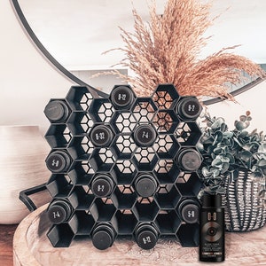 Danger Jones Toner Holder Hexagon Holder - IN STOCK -  Holds 42 Bottles Per Section
