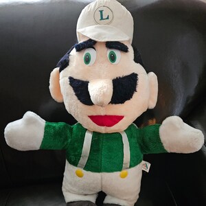 Large luigi plush deals