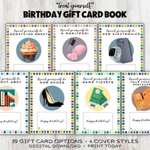 Boek gelukkige verjaardag cadeaukaart, leuke manier om cadeaubonnen te geven, cadeau-idee voor groepen, cadeaukaarthouder voor volwassenen tieners, lastminute verjaardagscadeau
