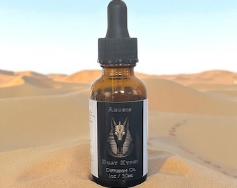 Anubis Kyphi: Mezcla de aceites de incienso y mirra para difusión y perfumería - Aurum Alchemy