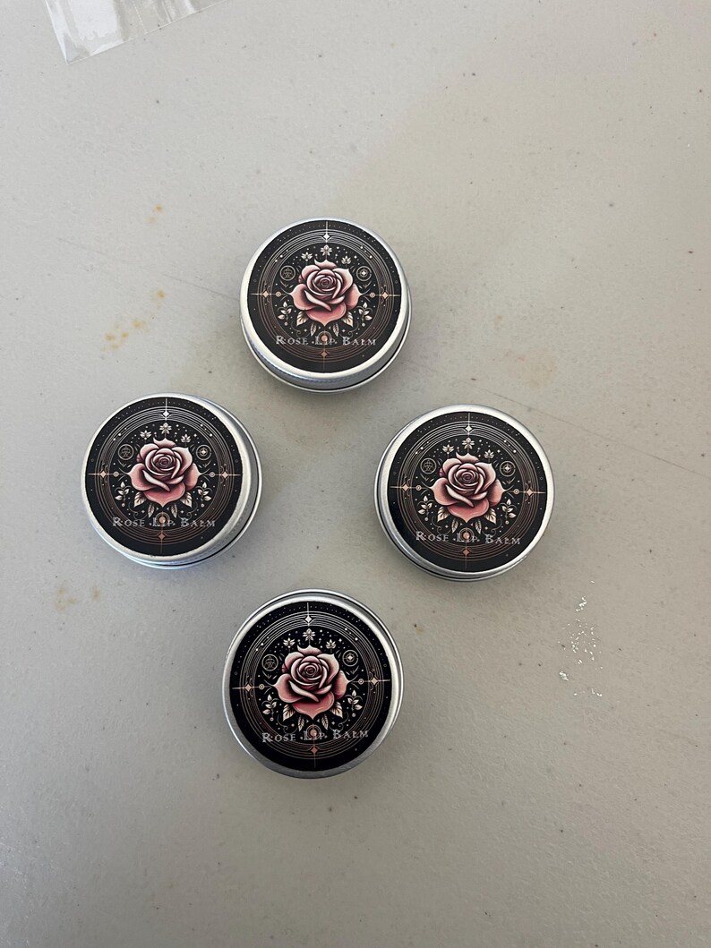 rose natural beeswax balm
