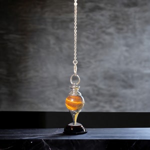 Tiger's Eye Ball Pendulum