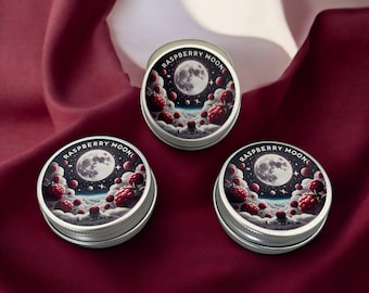 Raspberry Moon Lip Balm | Natural Skin Ointment | Lard Free | Natural Ingredients | Vegan | Aurum Alchemy