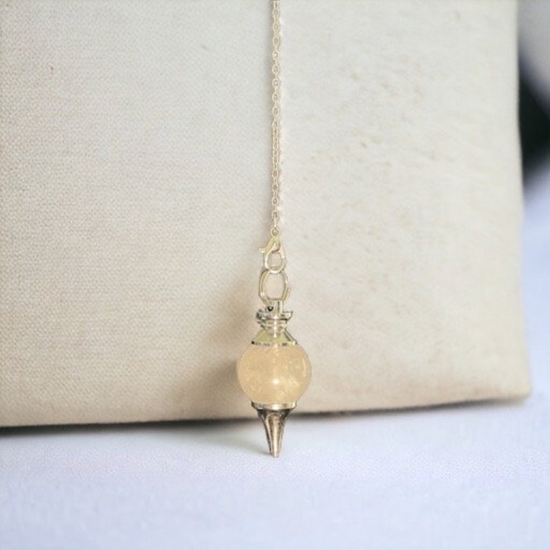Crystal Quartz Ball Pendulum