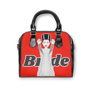Handtas Bride of Frankenstein: schoudertas Spooky Monster, Lauren Toons Design