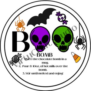 Boo Bombs (Hot Cocoa Bombs)