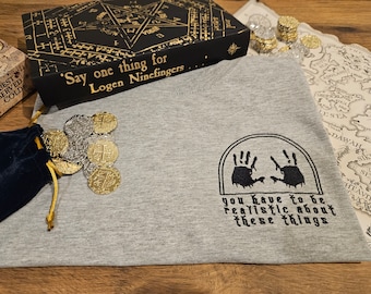First Law Logan Ninefingers 'Bloody Nine' Embroidered T shirt