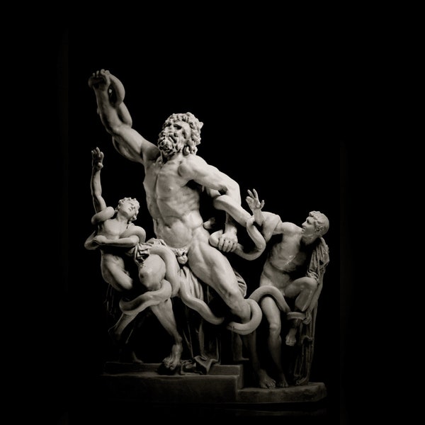 Laocoon and His Sons, Bust, Statue, Sculpture, Home Decor, Greek Mythology