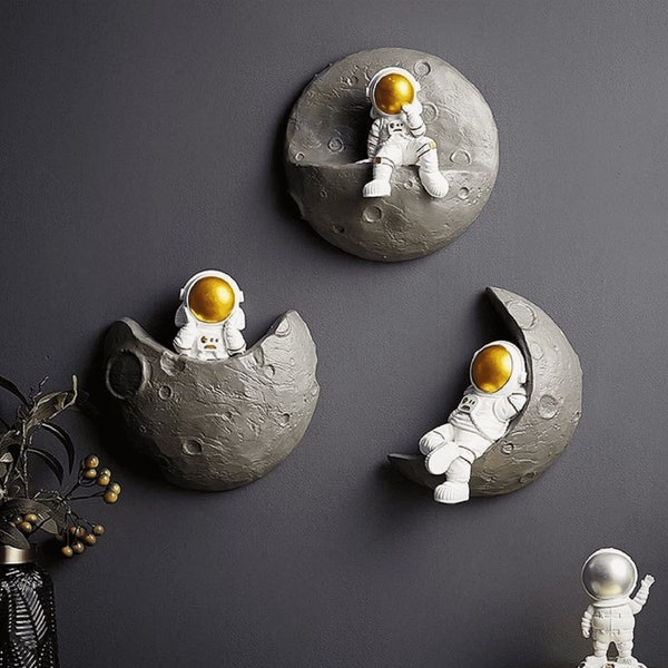 Astronaut Wall Decor, Astronaut Wall Sculpture, Nursery Wall Decor, Space Wall Art