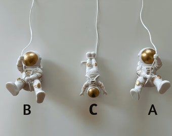 Wall Climbing Astronaut Sculpture: Space Nursery Decor