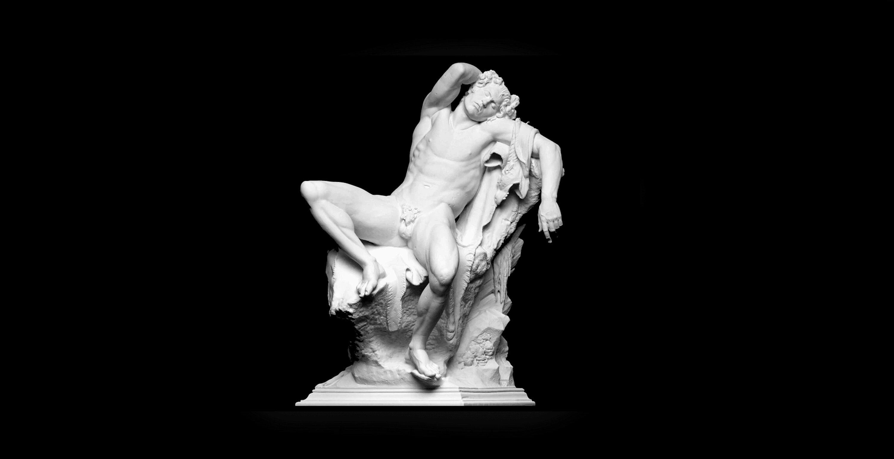 Barberini Faun Drunken Satyr Statue, Bust, Statue, Sculpture, Home Decor, Greek Mythology