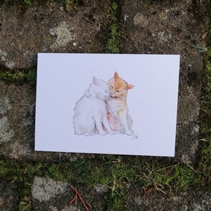 Cats art print