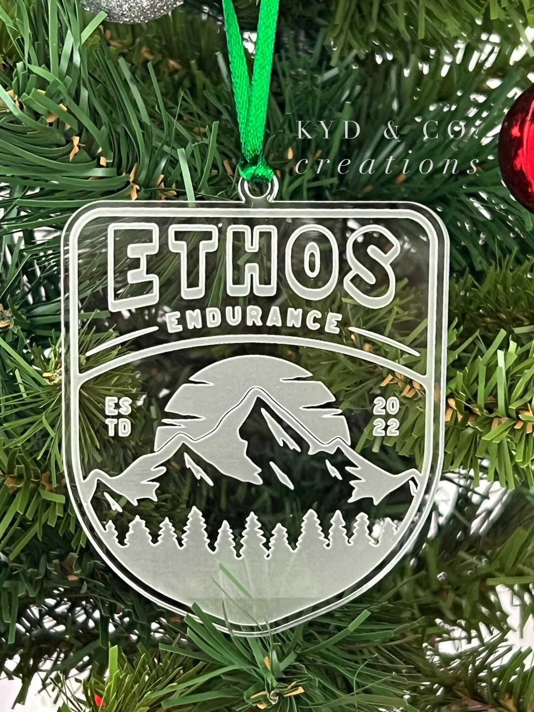 Custom Acrylic Ornament Business Ornament Personalized Ornament Holiday