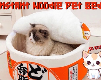 Cozy Instant Noodle Pet Bed